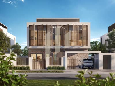 4 Bedroom Villa for Sale in Al Hudayriat Island, Abu Dhabi - MODON_NawayefVillas01_CGI14_Homes5-FrontElevation_03. jpg