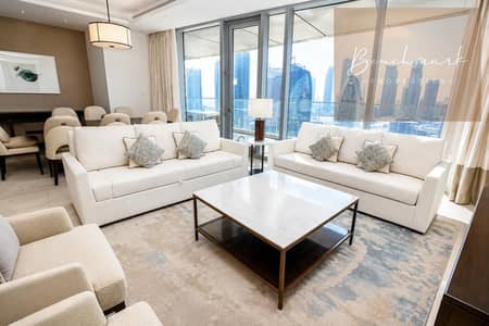 3 Bedroom Flat for Rent in Downtown Dubai, Dubai - Burj Khalifa View | Luxury Fully Furnished Unit 3 Bedroom Flat for Rent in Downtown Dubai, Dubai - Burj Khalifa View | Luxury Fully Furnished Unit