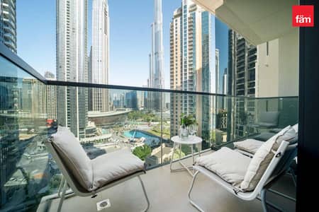 2 Bedroom Apartment for Rent in Downtown Dubai, Dubai - Vacant | Fully Furnished | Burj Khalifa View