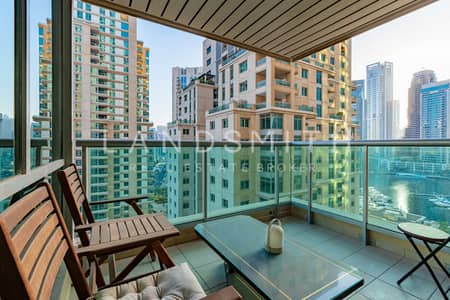 Appartement de 1 chambre à à louer à Dubai Marina, Dubai - Balcony1. jpg Appartement de 1 chambre à à louer à Dubai Marina, Dubai - Balcony1. jpg