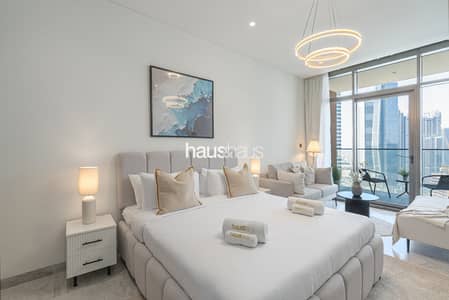 Studio for Sale in Business Bay, Dubai - Luxury Living | High Floor | Burj Khalifa Facing