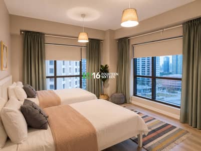 2 Bedroom Apartment for Sale in Jumeirah Beach Residence (JBR), Dubai - Marina View | Fully Furnished | Mid Floor