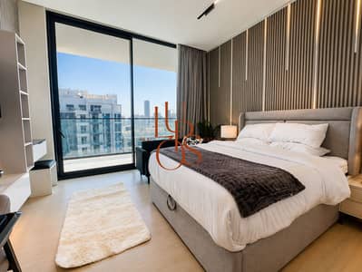 Студия Продажа в Джумейра Вилладж Серкл (ДЖВС), Дубай - Studio_01_Bedroom_Balcony_View. jpg