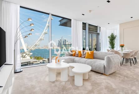3 Bedroom Flat for Rent in Bluewaters Island, Dubai - Vacant | Dubai Eye View | Furnished