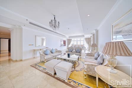 4 Bedroom Apartment for Rent in Palm Jumeirah, Dubai - Stunning Sea and Atlantis View | Fully Furnished