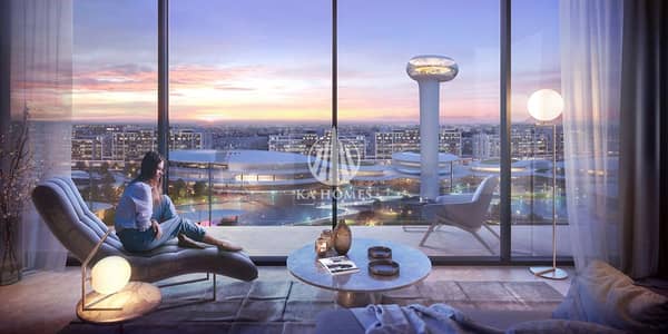 2 Cпальни Апартамент Продажа в Альжада, Шарджа - 200824-Misk-3&4-Central-hub-view. jpg