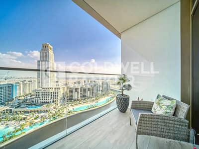 2 Bedroom Flat for Rent in Dubai Creek Harbour, Dubai - Fully Furnished | Biggest Layout | Canal view