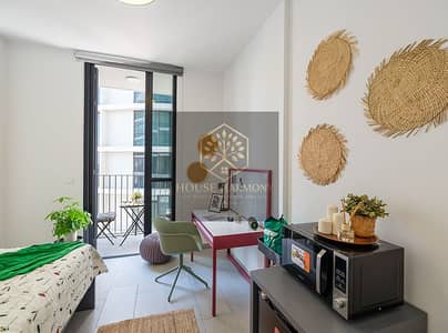 Studio for Sale in Aljada, Sharjah - Singlebalconyroom. jpg Studio for Sale in Aljada, Sharjah - Singlebalconyroom. jpg
