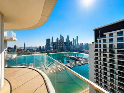 2 Bedroom Flat for Rent in Dubai Harbour, Dubai - Brand New | High Floor | Partial Palm View