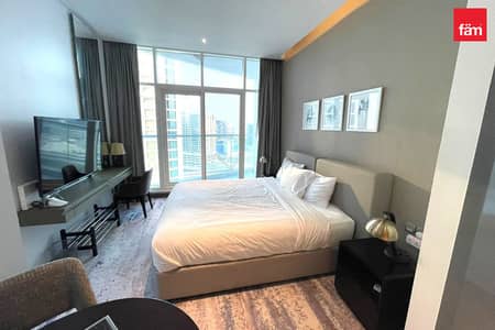 Studio for Rent in Business Bay, Dubai - Fully Furnished | Canal View | Balcony Studio for Rent in Business Bay, Dubai - Fully Furnished | Canal View | Balcony