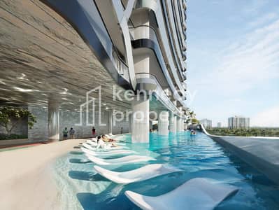 شقة 2 غرفة نوم للبيع في مدينة دبي الرياضية، دبي - HH2_Day_Skyline-Beach-Pool-scaled. png