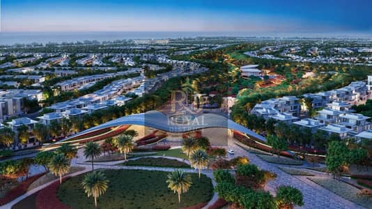 5 Cпальни Вилла Продажа в Umm Fanain, Шарджа - azizi-florence-hero-dusk-aerial. jpg