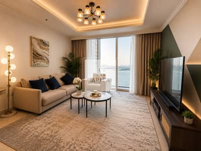 1 Schlafzimmer Wohnung zum zur Miete in Dubai Harbour, Dubai - Wohnung in Dubai Harbour，Emaar Beachfront，Palace Beach Residence，Palace Beach Residence Tower 1, 1 schlafzimmer, 140000 AED - 16349303