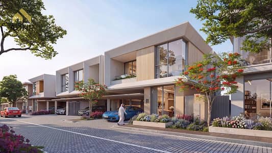 4 Cпальни Таунхаус Продажа в Umm Fanain, Шарджа - Townhouse_4plex Type C_Front Street View_8K. jpg