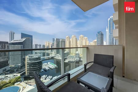 1 Bedroom Flat for Rent in Dubai Marina, Dubai - Upgraded|Marina&Pool View|Furnished|Prime Location