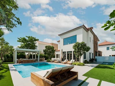 6 Bedroom Villa for Sale in Jumeirah Golf Estates, Dubai - Exclusive | Upgraded Mansion | Resort Style Garden