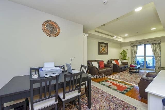 Furnished |1 bed| Mid Floor|Partial view