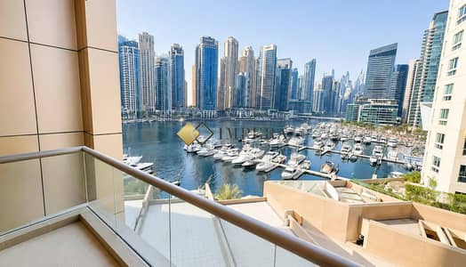 1 Bedroom Apartment for Rent in Dubai Marina, Dubai - FULL MARINA VIEW| UPGRADED| SPACIOUS 1BR APARTMENT