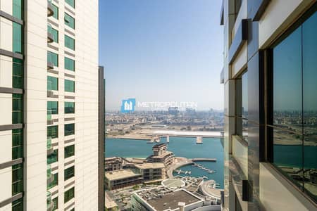 1 Bedroom Apartment for Sale in Al Reem Island, Abu Dhabi - Partial Sea View |Rented until Apr2027 |High Floor