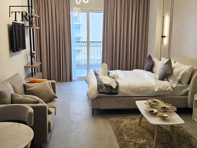 Studio for Sale in Arjan, Dubai - Panoramic Pool Views | Furnished | Spacious Layout