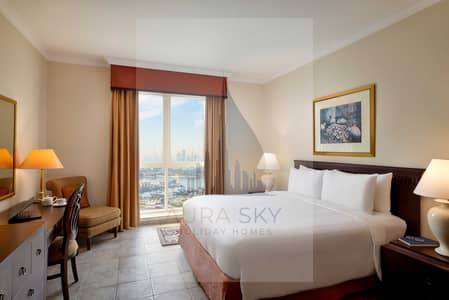 2 Slaapkamers Hotel Apartment te Huur in Deira, Dubai - Bedroom (King) (1). jpg