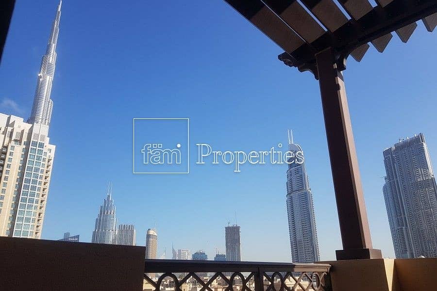 Stunning Penthouse with Partial Burj View
