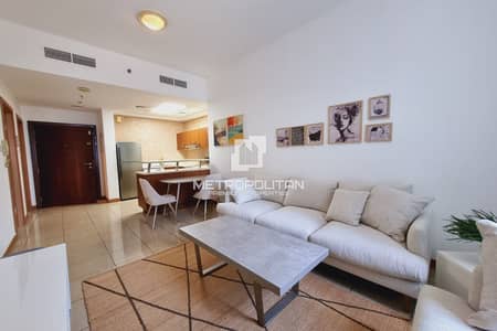 1 Bedroom Apartment for Rent in Dubai Marina, Dubai - Fully Furnished | Balcony | Vacant October 10th