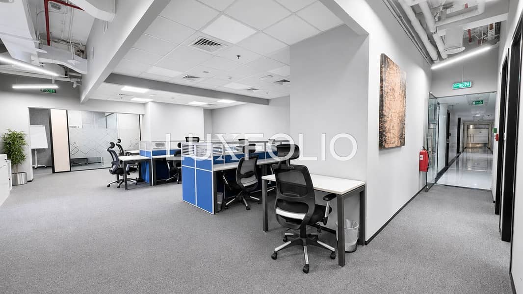 Furnished Office | Close to Metro | Balcony Furnished Office | Close to Metro | Balcony