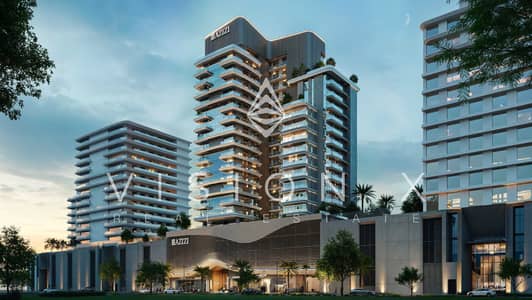 1 habitación Apartamento para en Venta en Al Jaddaf, Dubai - Jadaf Res Plot 12&13_Front View Night_06. jpg
