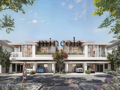 4 Bedroom Townhouse for Sale in Umm Fanain, Sharjah - Townhouse 4plex B_Front View_8k. jpg