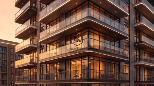 Studio for Sale in Jumeirah Village Circle (JVC), Dubai - Elevation golden hour. png Studio for Sale in Jumeirah Village Circle (JVC), Dubai - Elevation golden hour. png