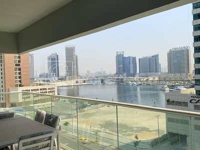 2 Bedroom Apartment for Rent in Business Bay, Dubai - Furnished | Vacant | Canal View | Low Floor