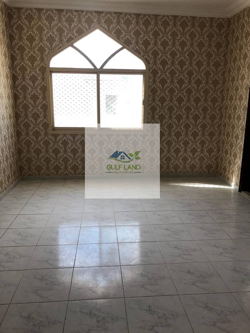 10 bedrooms villa for rent in al mushrif area with maids room wash room driver room