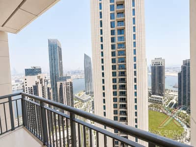 1 Bedroom Flat for Rent in Dubai Creek Harbour, Dubai - Vacant | High Floor | Open View | Pets OK