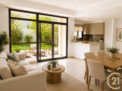 3 Bedroom Villa for Rent in Town Square, Dubai - Vacant | Pool and park facing | Large Garden
