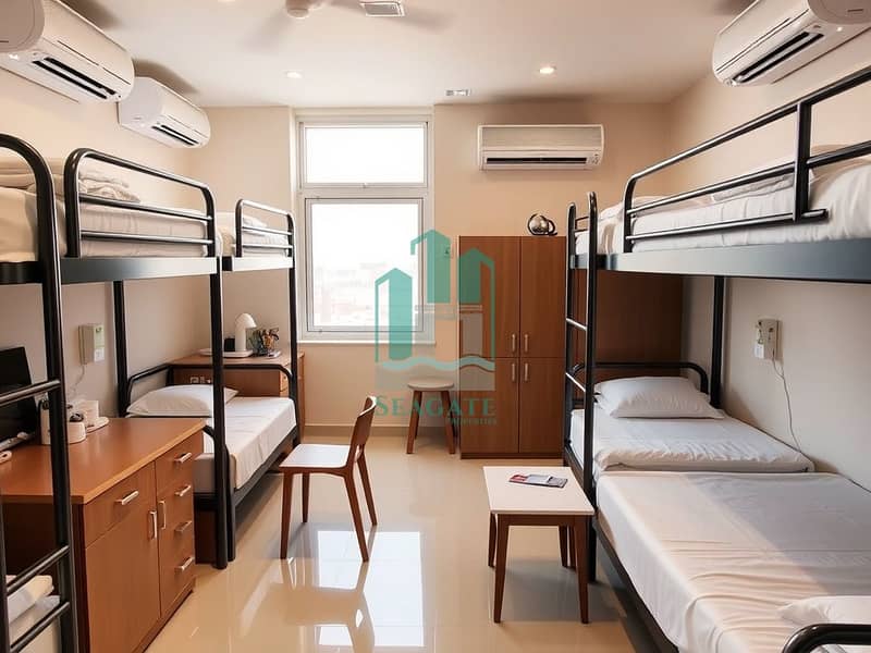 8 An_interior_view_of_a_labor_accommodation_room_in_the_UAE_designed_for_multiple_occupants. _The_room_features_bunk_beds_a_small_kitchen_area_and_a_shared_bathroom. _The_d_cor_is_simple_and_functional_with_amenities (1). jpeg