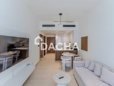 1 Bedroom Flat for Rent in Jumeirah Village Circle (JVC), Dubai - Fully Furnished | High Floor | Community View