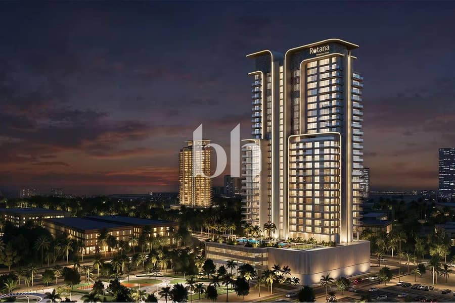 8 Rotana Residence Al Reem Island Night View