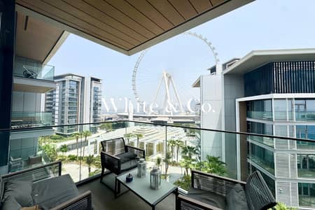 1 Bedroom Flat for Rent in Bluewaters Island, Dubai - Garden Ain View | High Floor | Vacant Oct