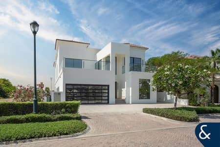 6 Bedroom Villa for Sale in Jumeirah Golf Estates, Dubai - Brand New Elevated Custom Mansion with Immense Privacy