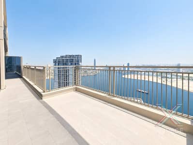 4 Bedroom Penthouse for Rent in Dubai Creek Harbour, Dubai - 360° Panoramic Views | Burj Khalifa Park & Canal