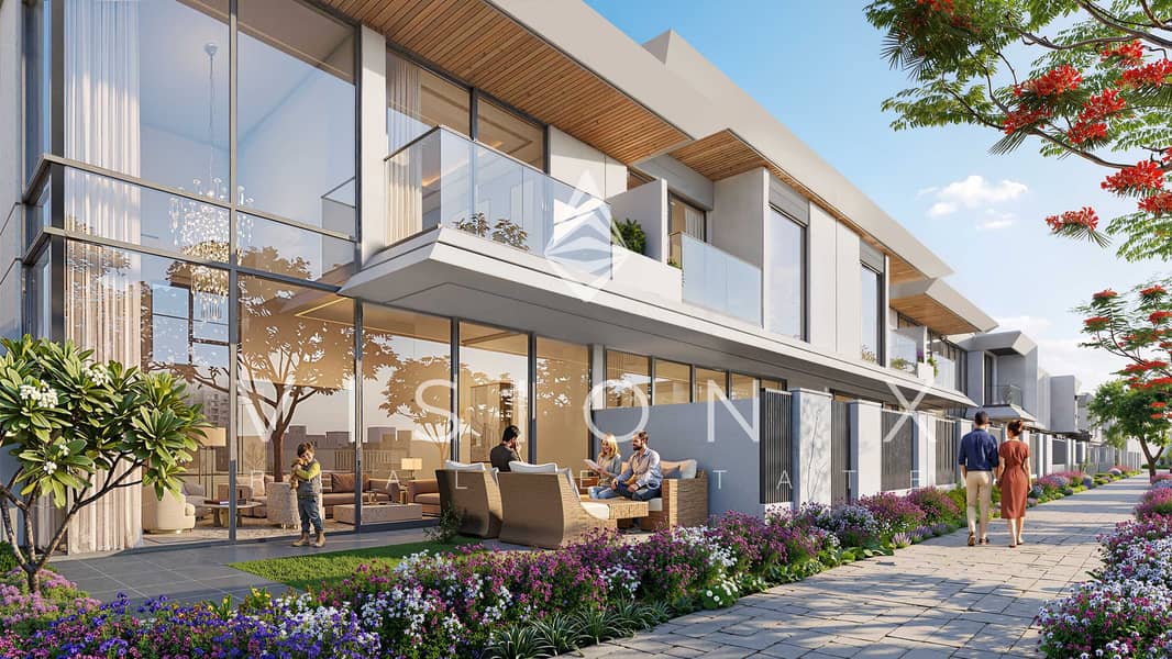 8 Townhouse 4plex B_Backyard View Path_8k. jpg
