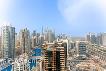 1 Bedroom Flat for Rent in Dubai Marina, Dubai - Marina and Skyline View | Furnished | Spacious