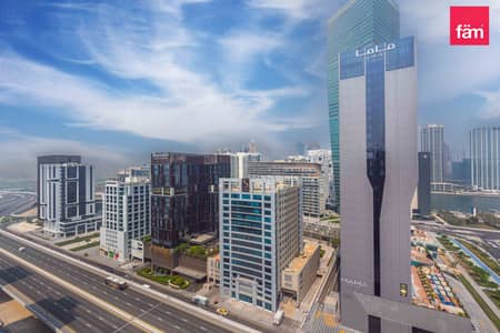 2 Bedroom Apartment for Rent in Business Bay, Dubai - Available | Balcony | Burj View | Unfurnished