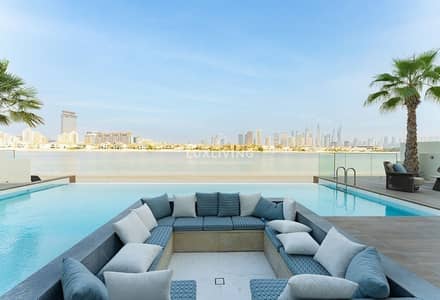 5 Bedroom Villa for Sale in Palm Jumeirah, Dubai - Custom Built | High Number | Marina Skyline View