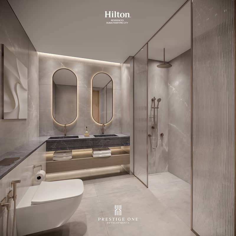 11 1BED_Bathroom_- Hilton Residences DMC. jpg