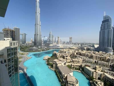 Burj and Fountain View from your Window Burj and Fountain View from your Window