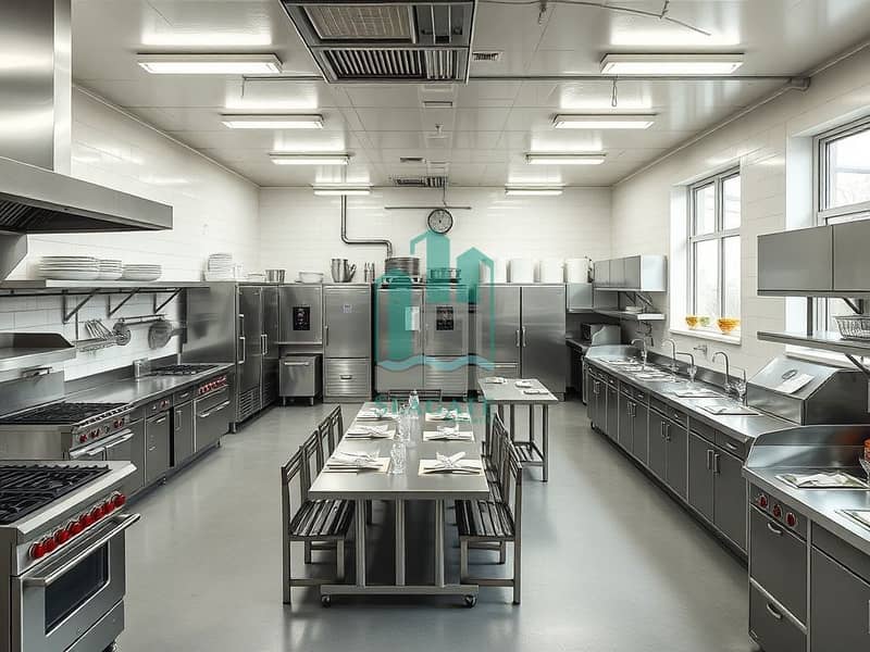 2 A_shared_kitchen_designed_for_a_labor_camp_in_an_industrial_location_emphasizing_functionality_and_efficiency. _The_layout_includes_multiple_cooking_stations_with_professional_grade_ovens_refrigerators_and_stainless_s. jpeg