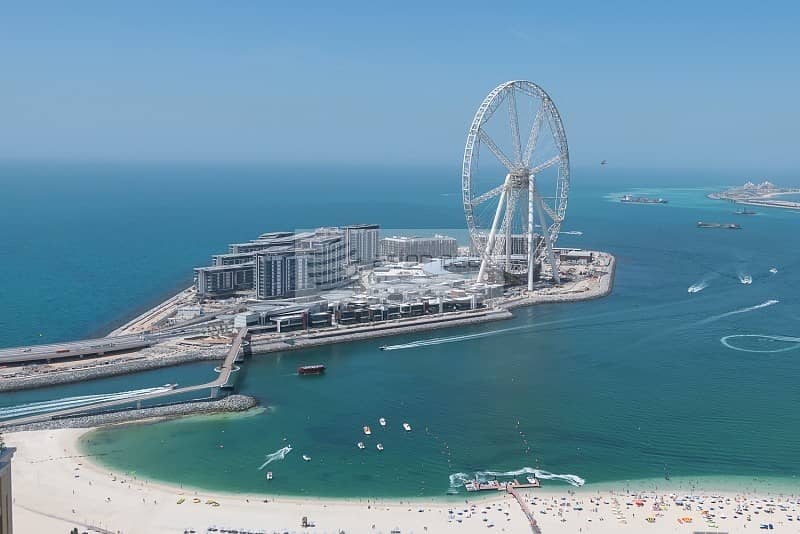 Renovated 2 Beds with Full Sea and Dubai Eye Views