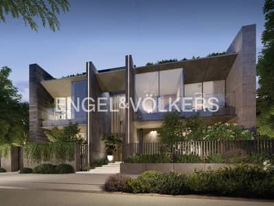 6 Bedroom Villa for Sale in Tilal Al Ghaf, Dubai - Park View | Ara Type | 3rd Row Lagoon |